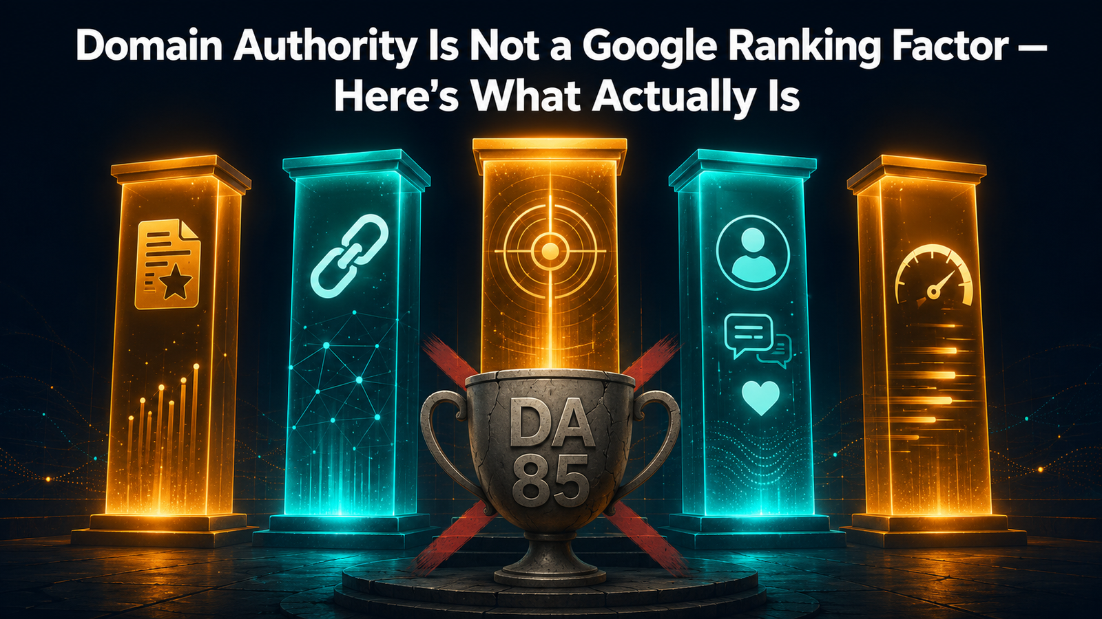 Domain Authority Is Not a Google Ranking Factor — The Truth